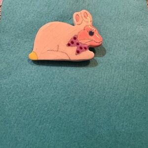 Charming Bunny Brooch